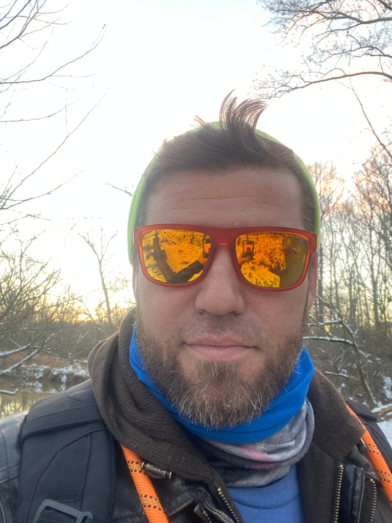 Neon Orange Frame Polarized Sunglasses | Knockaround