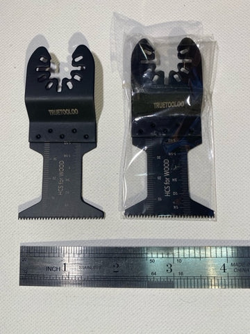 Pictured here is the Short Tooth Standard Blade.  The Truetooloo multitool saw blades will fit on Rigid, Dewalt, Stanley, Ryobi, Chicago, Bosch, Makita, Skil, Craftsman, Rockwell Milwalkie and many other top brands.